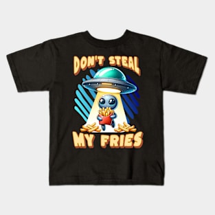 Don't Steal My Fries Kids T-Shirt